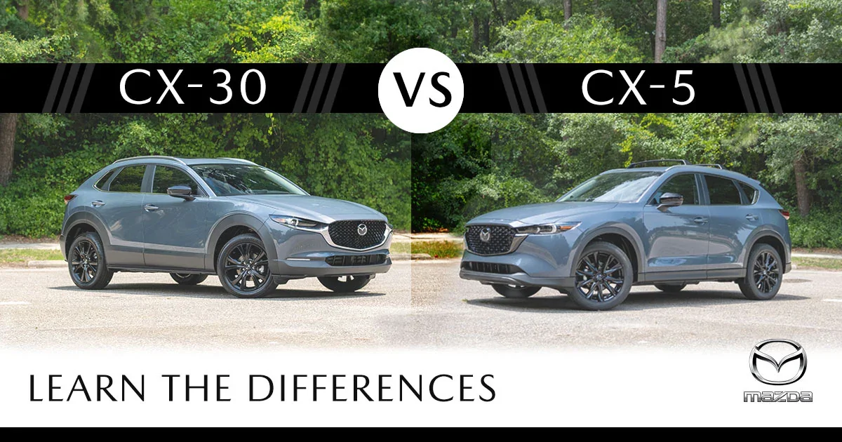 Comparison between Mazda CX-30 and Mazda CX-5